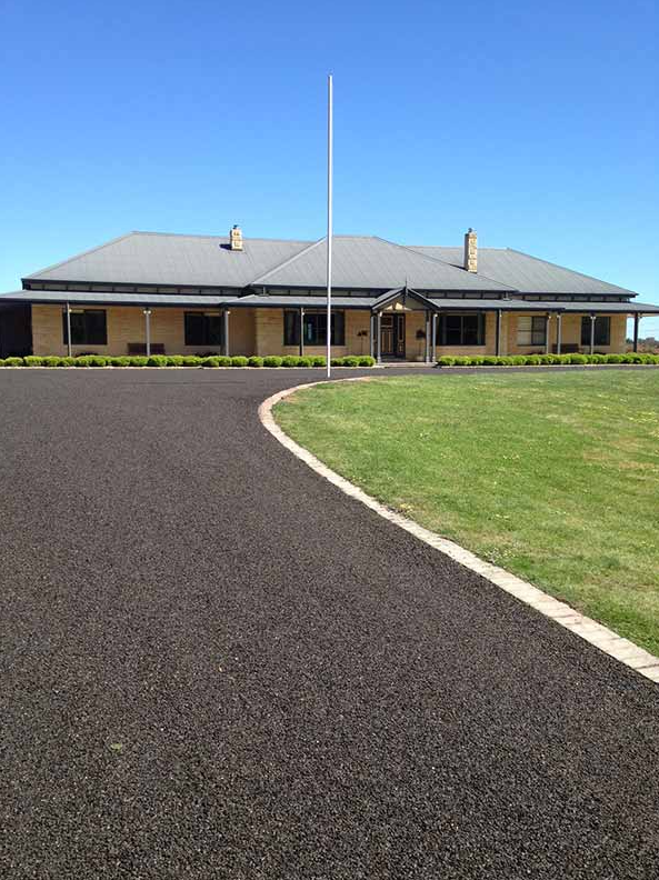 This is a photo of an asphalt driveway which has been installed by Clifton Asphalt & Bitumen Surfacing